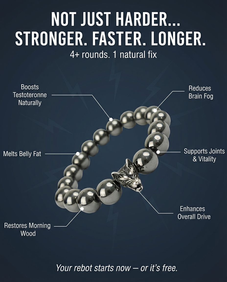 Hematite Bracelet-From Dad Bod to Ripped – She'll Say WOW